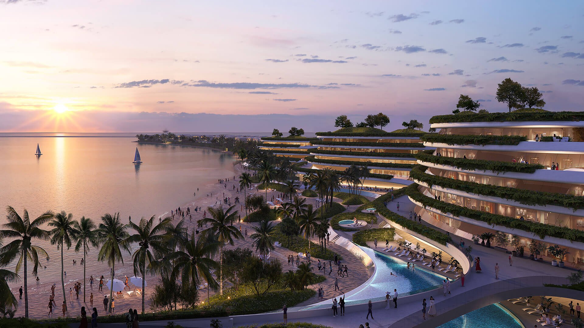 Luxury Beach Villas at Palm Jebel Ali